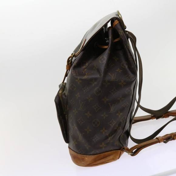 LOUIS VUITTON Monogram Montsouris GM Backpack M51135 LV Auth 62696 - Picture 3 of 16